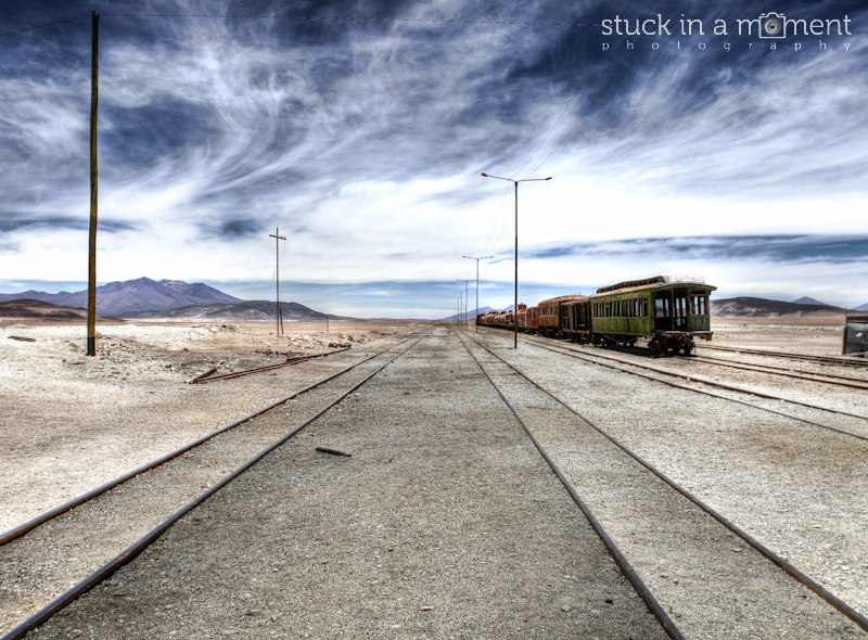 The only desert in the world with train tracks running across it