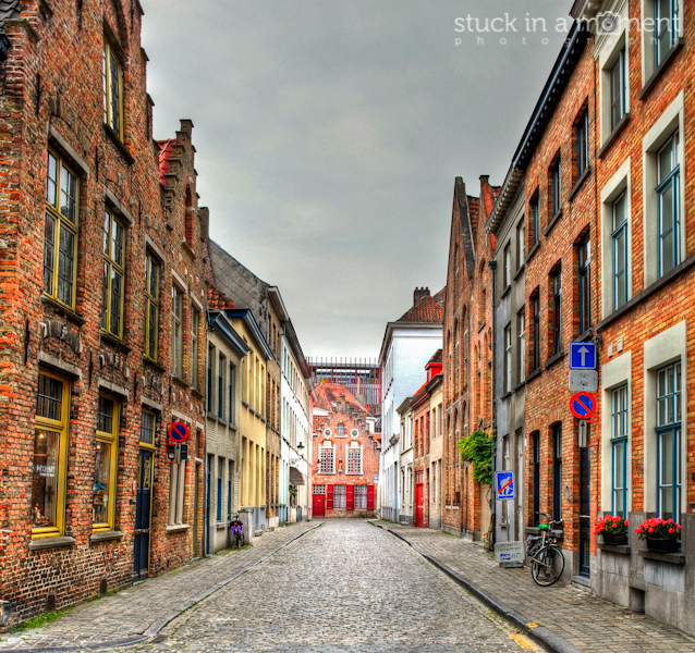 One of the beautiful streets at Brugges