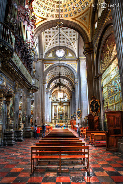 Inside the beautiful Cathedral