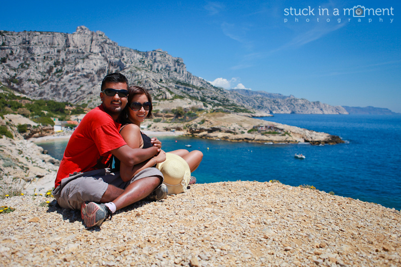 Les Calanques on a sweltering hot day