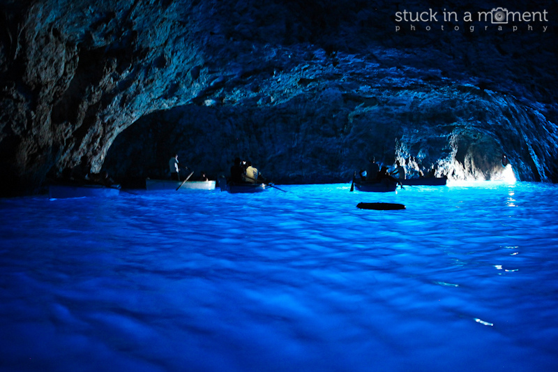 The tourist trap that is the Blue Grotto. 