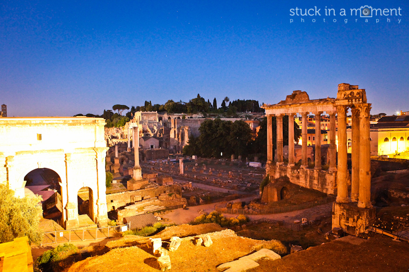 The Italian forum, housing ancient Roman ruins