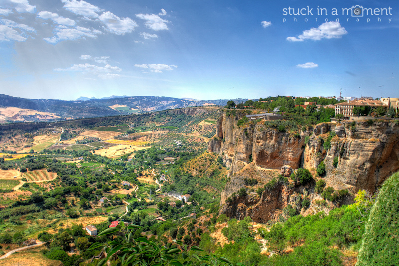 The beautiful town of Ronda - housing the best seafood in Spain