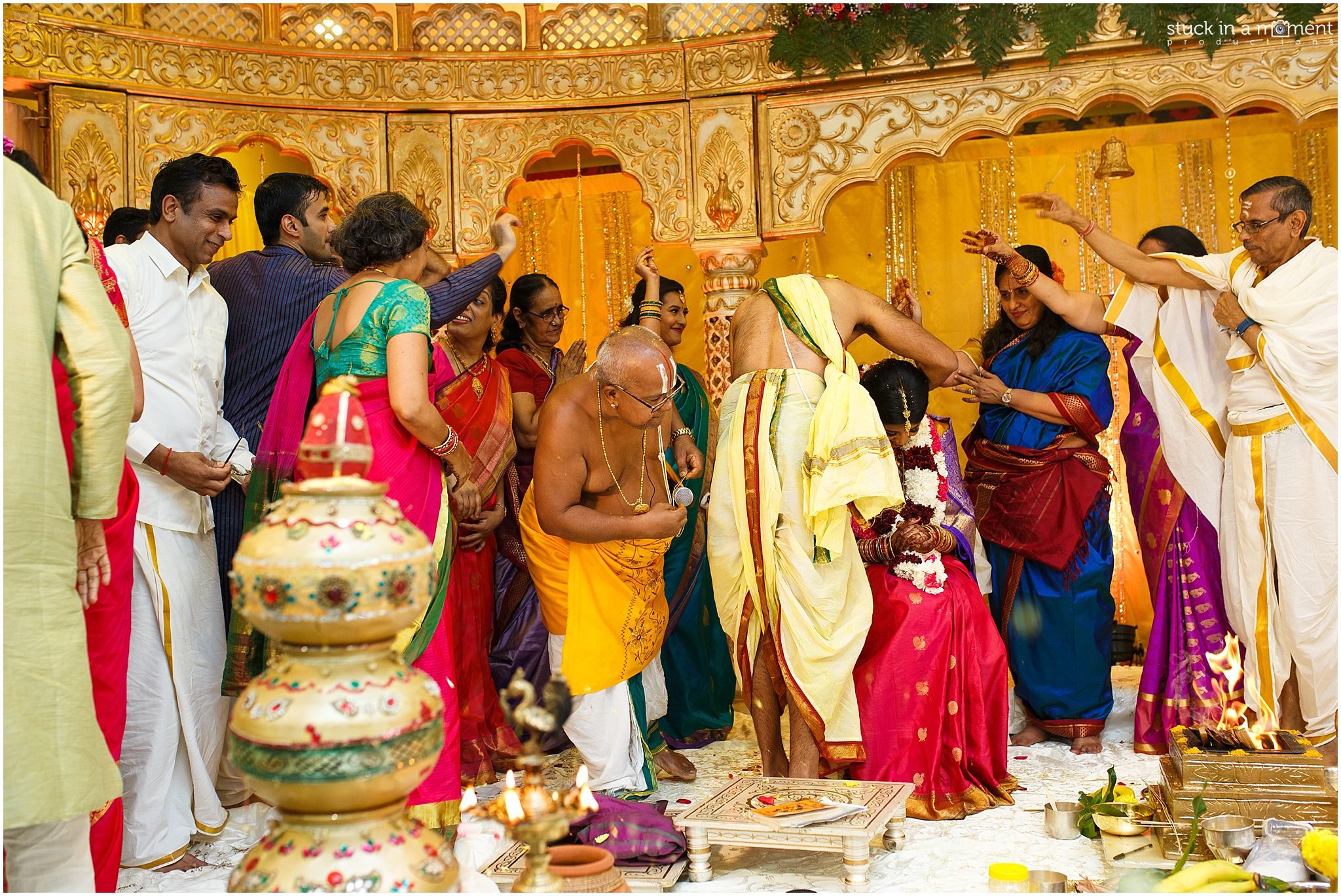 Indian wedding photographer Helensburgh Temple